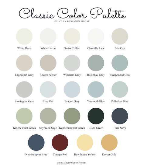 Traditional Color Palette Interior Design, French Interior Color Palette, Classic Reception Interior Home, Retro Color Palette Vintage, Cape Interior, Parisian Color Palette, Interior Design Color Palette, Interior Palette, Interior Paint Color