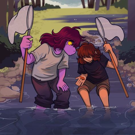 Susie And Kris, Ut Art, Undertale Comic Funny, Toby Fox, Undertale Drawings, Undertale Art, Undertale Fanart, Undertale Au, Runes