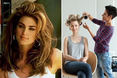 How to get big, 90s supermodel hair via @Rebecca Whitehead 90s Supermodel Hair, Cindy Crawford 90s, Supermodel Hair, Freedom Video, Tatjana Patitz, 90s Makeup, 90s Supermodels, 90s Hairstyles, Christy Turlington