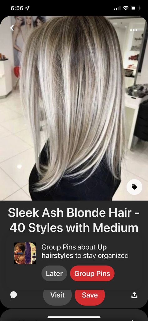 Icy Gray Blonde Hair, Summer Ash Blonde Hair, Gray Hair Highlights Silver Ash Blonde, Cover Grey Hair With Highlights, Icy Grey Blonde Hair, Blonde Gray Hair Color Ideas, Blonde Grey Blending, Icy Ash Blonde Hair, Grey Blending Highlights Blondes