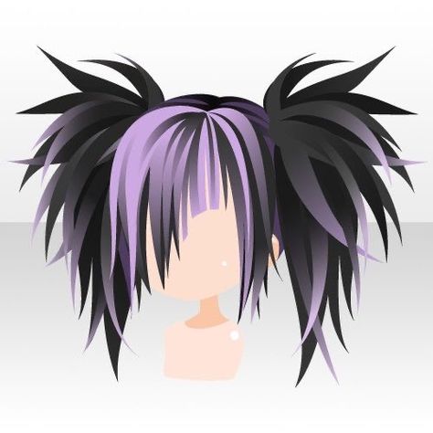 Part Hair, Chibi Hair, Pelo Anime, Drawing Hair Tutorial, Manga Hair, Hair Sketch, Cosplay Hair, Kawaii Hairstyles, Cocoppa Play