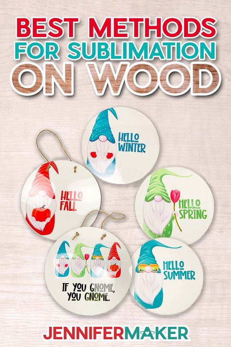 Pinterest for seasonal gnome designs in sublimation on wood rounds projects. Wooden Circle Crafts Ideas, How To Sublimate On Wood, Sublimination Project Ideas, Mug Painting Ideas Diy, Ceramic Mug Painting Ideas, Sublimation On Wood, Ceramic Mug Painting, Mug Painting Ideas, Sublimation Station