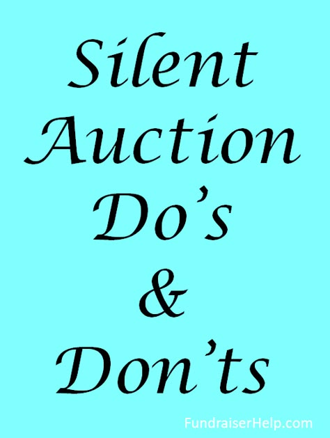 Putting together a great silent auction is hard work, but many groups make some simple mistakes that cost them a lot of lost revenue. Here are some silent auction ideas, i.e. Do's & Dont's, to help you maximize your fundraising success. Silent Auction Ideas, Silent Auction Basket, Silent Auction Fundraiser, Auction Gift Basket Ideas, Silent Auction Baskets, Auction Basket, Auction Baskets, School Auction, Gala Ideas