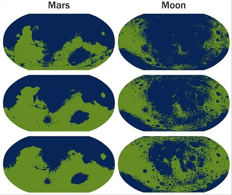 Terraforming Hypothetical Land Formations Planet Map, Mars Moons, Space Colony, Continents And Oceans, Other Planets, Imaginary Maps, Fantasy World Map, Planet Mars, Fantasy City