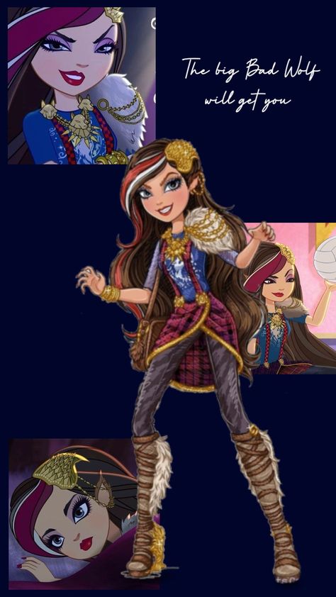 Ever After High wallpaper Ever After High Wallpaper, Ramona Badwolf, High Wallpaper, Big Bad Wolf, Bad Wolf, Red Hood, Ever After High, Arizona Cardinals, Dream Team