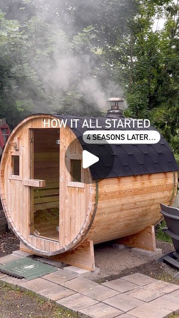 Karley & Ben Decocker on Instagram: "Our sauna is still going strong 🇺🇸🔥
@redwoodoutdoorsco

How to shop this sauna: 💡
FOLLOW @timeouthomes + Comment “SHOP” below for your links & discount code to be sent directly to your DM’s!" Tiny House Furniture, Diy Cabin, Diy Tiny House, Tiny House Builders, Woodworking Plans Beginner, Sauna Design, Christmas Crafts For Adults, Tiny House Movement, Tiny Houses For Sale