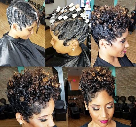 @shaemzhairnurse Finger Waves Short Hair, Finger Wave Hair, Black Hair Short Cuts, Wet Set, Makeup Tip, Short Sassy Hair, Pelo Afro, Sassy Hair, Hairstyle Gallery