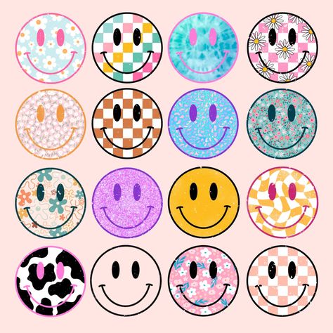 Smiley Face Logo Design, Painting Ideas Smiley Face, Smiley Face Theme Party, Cute Clipart Aesthetic, Smile Face Aesthetic, Smiley Face Painting, Smiley Face Background, Smiley Face Poster, Aesthetic Smiley Face