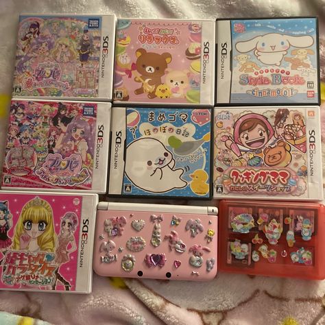 Sanrio Games, 3ds Games, Nintendo 3ds Games, Nostalgia 2000s, Shojo Anime, Kawaii Games, Nintendo Ds Games, Kawaii Sanrio, Retro Gadgets