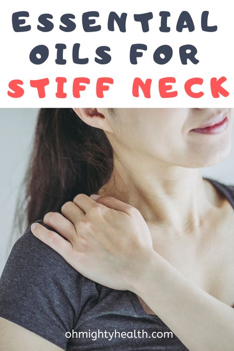 Essential Oils For Stiff Neck, Muscle Relaxer Essential Oil, Stiff Neck Relief Remedies, Essential Oils Muscle Relaxer, Essential Oils For Muscle Pain, Softball Tshirts, Stiff Neck Relief, Natural Muscle Relaxer, Beginners Recipes