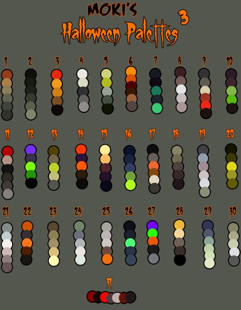 Oc Color Palette Ideas, Demon Color Palette, Zombie Color Palette, Monster Color Palette, Transformers Knockout, Halloween Color Palette, Halloween Color, Color Palette Challenge, Palette Art