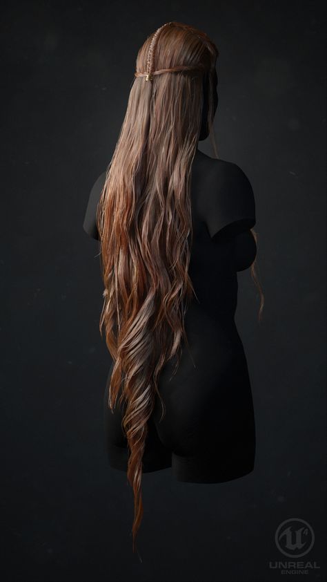 Hairstyles Fantasy Fairytale, Lotr Hairstyles Elves, Welsh Hairstyles, Long Medieval Hair, Wood Elf Hairstyles, Fantasy Hair Styles Warriors Braids, Mid Evil Hair Styles, Tauriel Hairstyle, Druid Hairstyles