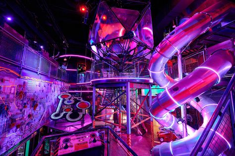 A Look Inside Meow Wolf's Second Permanent Exhibit Opening in Las Vegas - 303 Magazine Omega Mart, Experiential Art, Meow Wolf, New Retro Wave, Immersive Art, Parc D'attraction, Vegas Trip, Neon Aesthetic, Las Vegas Trip