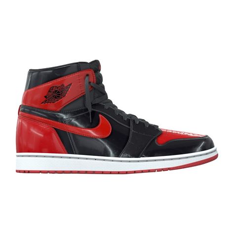 Air Jordan 1 AJ1 Patent Bred Retro Lacquer High Top Basketball Shoe 3D models download,and view in VisionPro, Meta Quest - Freecreat Nike Low Tops, Red High Tops, Vision Pro, High Top Basketball Shoes, Top Basketball Shoes, Huarache Run, Puma Suede, Leather High Tops, Nike Air Huarache