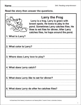 More In This Series 1st Grade Reading Comprehension, 1st Grade Reading, First Grade Reading Comprehension, Short Passage, Guided Reading Levels, Comprehension Skills, Hand Signals, Reading Comprehension Skills, First Grade Reading