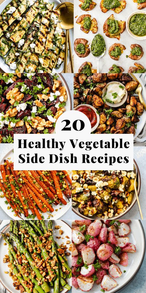 20+ Easy, Healthy Vegetable Side Dish Recipes | Walder Wellness, RD Vegetable Side Dish Recipes, Walder Wellness, Vegetable Side Dishes Healthy, Roasted Beet Salad, Vegetable Side Dish, Vegetable Side Dishes Recipes, Healthy Vegetable, Side Dishes Recipes, Vegetable Side