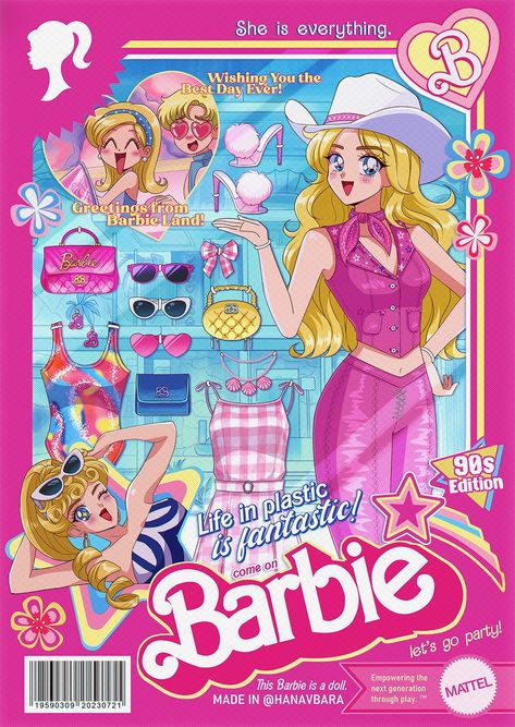 Barbie Magazine, Barbie 90s, Barbie Drawing, 90 Anime, Barbie Images, Bratz Doll, 90s Anime, Barbie Movies, Cute Art Styles