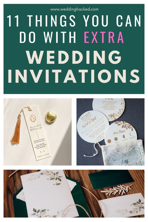 Got leftover wedding invitations? 💌 Don't toss them! Discover 11 creative DIY crafts to transform them into charming keepsakes or thoughtful gifts 🎨. From artwork to ornaments, let's get crafty! 💍✂️ Extra Wedding Invitations Crafts, Leftover Wedding Invitations, Wedding Gift Made From Invitation, Wedding Invitation Ornament Diy, Wedding Invitation Keepsake Ideas Diy, Leftover Wedding Invitations Crafts, Post Wedding Crafts, Wedding Invitation Crafts Keepsake, Wedding Invitation Gift Ideas