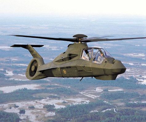 Boeing / Sikorsky RAH-66 Comanche Light Attack Helicopter ~ CANCELLED Comanche Helicopter, Bell Helicopter, Stealth Aircraft, Reconnaissance Aircraft, Military Jets, Military Helicopter, Military Equipment, Military Aircraft, Military Vehicles