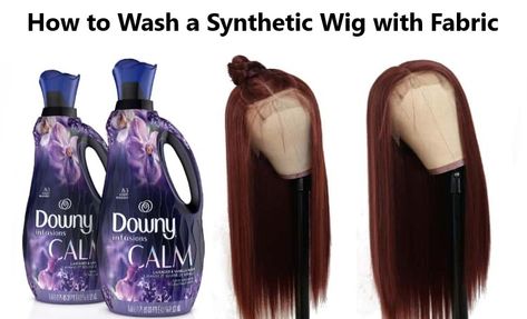 How to Wash A Synthetic Wig with Fabric Softener: 2 Ways Diy Synthetic Wig Conditioner, How To Soften Synthetic Hair Wigs, Wash Synthetic Wig, How To Restore Synthetic Wigs, Washing Synthetic Wig, How To Dye Synthetic Wig, How To Secure A Wig, How To Wash A Synthetic Wig, Synthetic Wig Care Tips