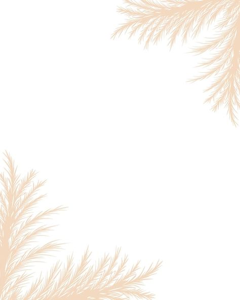 Vecteur herbe de pampa sèche conception ... | Premium Vector #Freepik #vector #carte-floral #pampa #fond-invitation #floral-border Invitation Floral, Floral Border, Pampas Grass, Premium Vector, Floral