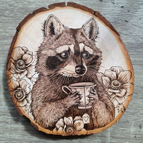 Almost done! . . . #LilaMysticWoods #pyrographystepbystep #PyroArtistry #WoodBurningArt #woodart #cuteart Wood Burning Landscape, Wood Burn Patterns, Cottagecore Pyrography, Painting On Wood Ideas, Woodburn Ornaments, Burning Wood Art, Free Wood Burning Patterns Printables, Bear Wood Burning, Christmas Wood Burning Ideas