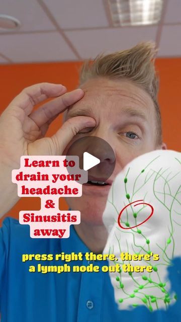 Sinus Pressure Headache, Drain Sinuses, Sinus Drainage, Sinus Remedies, Relieve Sinus Pressure, Lymph Drainage Massage, Sinus Congestion Relief, Sinus Pain, Sinus Headache