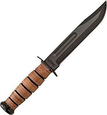 Amazon.com : Ka-Bar Full Size US Marine Corps Fighting Knife, Straight : Tactical Fixed Blade Knives : Sports & Outdoors Zombie Survival Gear, Ka Bar, Survival Supplies, Zombie Survival, Us Marine Corps, Knife Collection, Knife Design, Camp Knife, Bowie Knife