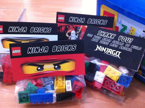 Lego Ninjago Birthday Party: Part 3 | VanChic.MD Ninja Party Food, Ninjago Party Favors, Lego Ninjago Birthday Party, Ninja Party Favor, Eyes Black And White, White Ninja, Lego Ninjago Party, Lego Ninjago Birthday, Ninjago Birthday Party