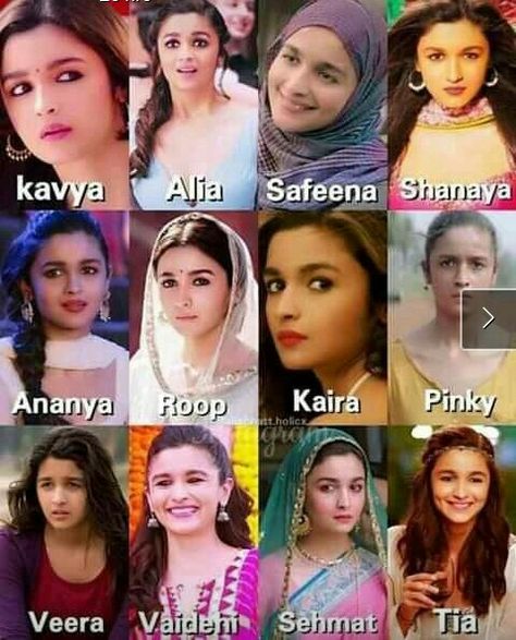 Alia Bhatt Character Outfits, Alia Bhatt Movie Outfits To Recreate, Character Day Ideas Bollywood, Bollywood Outfits To Recreate, Bollywood Character Outfits, Bollywood Day Ideas, Bollywood Day Outfits, Bollywood Characters Theme Party, Bollywood Theme Party Outfit Ideas