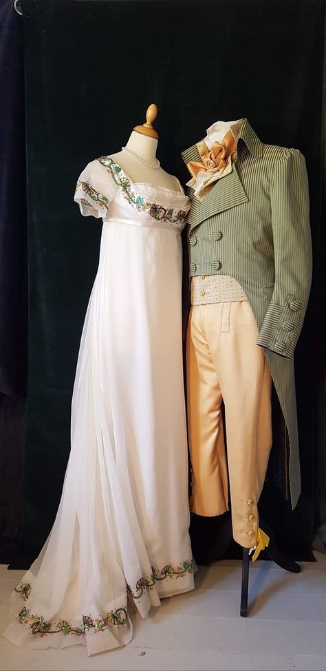 Casual Regency Dress, 1810s Wedding Dress, Historically Accurate Regency Dress, Regency Debutante Dress, Regency Era Sleepwear, Regency Evening Dress, Regency Era Dresses Evening Gowns, Jane Austen Dress Regency Gown, Regency Era Fashion Women