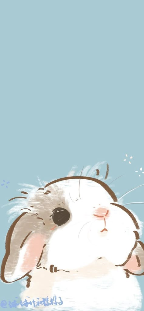 Rabbit Wallpaper, Easter Wallpaper, Bunny Wallpaper, Wall Papers, Wallpaper Cute, Kawaii Wallpaper, Phone Background, Pretty Wallpapers Backgrounds, Cute Animal Drawings