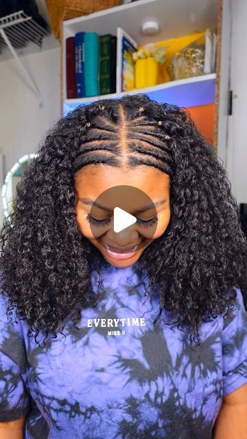 Aleia | Hair + Health on Instagram: "I loveeee doing this hairstyle on freshly washed hair!   I am doing a Wash n’ Go in the back and Flat Twist in the front using the @keracareofficial products!  I start in small sections, first spraying the Coco Water to rehydrate my hair then apply the Moisturizing Curling Jelly and smooth it onto the hair creating beautiful curls.   In the front I used the KeraCare Foam to help smooth and lay my Flat Twist. Just like that I am finished and have a super cute hairstyle!  Comment below if you love easy hairstyles and follow for more! Make sure you grab the KeraCare products, they are golden!!   #KeraCare #KeraCarePartner #KeraCareProducts #curlessence #Naturalhairproducts #flattwisthairstyle" Jelly Curls Hairstyles, Flat Twist In Front Curls In Back, Twists In Front Curls In Back, Flat Twist Styles On Natural Hair, Keracare Products, Flat Twist Styles, Super Cute Hairstyles, Flat Twist Hairstyles, Twist Curls