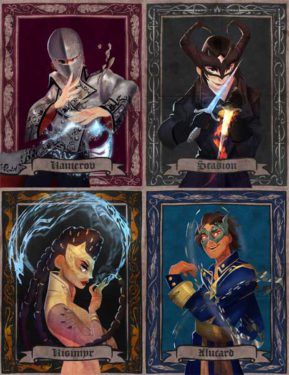 A Gathering of Shadows Cards - Art by Victoria Ying A Gathering Of Shadows Fanart, Gathering Of Shadows, Lila Bard, Victoria Ying, A Gathering Of Shadows, Shades Of Magic, A Darker Shade Of Magic, Lockwood And Co, Magic City