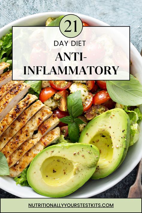 Use this 21 day anti inflammatory diet to reset your health and wellness. Learn exactly which foods should be part of your dairy diet meal plans and meal prep. See why the only way to learn inflammation diet recipes is to personalize them to reduce inflammation in your body. Learn about gluten too. 21 days to a new you! Mediterranean Diet For Inflammation, Anti I Flamatory Foods, Natural Foods Diet, Anti Inflammation Chicken Salad, Galveston Diet Lunch Ideas, Anti Immflamatory Diet Breakfast, Gavelston Diet Meals, Low Carb Anti Inflammation Diet, Antiinflammatory Meals Easy