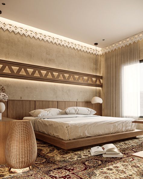 NAJDI MAJLIS on Behance Wall Niches, Bedroom Behance, Niche Modern, Hotel Room Interior, Latest House Designs, Hotel Room Design, Bedroom Decor Design, Bedroom Bed Design, Interior Wall Design