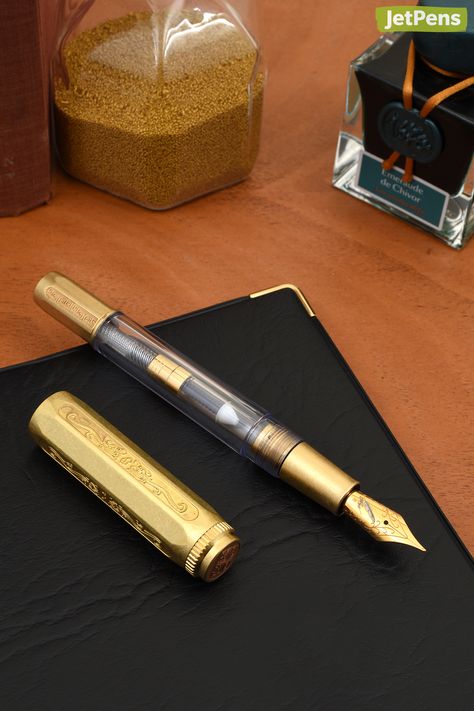 Fine Writing Instruments, New Pen, Chinese Bronze, Best Pens, Pen Nib, Jet Pens, Bronze Age, Brass Accents, Ink Pen