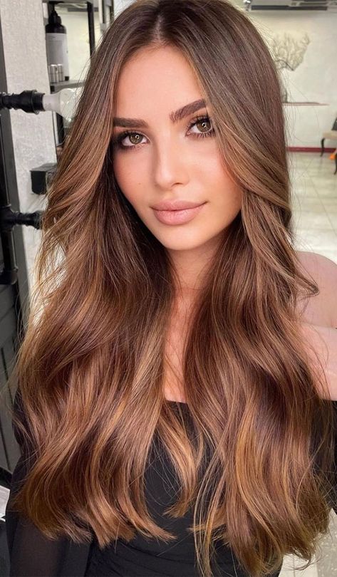 Dark Caramel Hair Color, Chestnut Brown Hair Color, Pelo Color Caramelo, Dark Caramel Hair, Caramel Hair Color, Hair Color Brown Chestnut, Caramel Brown Hair, Chestnut Brown Hair, Dark Blonde Hair Color