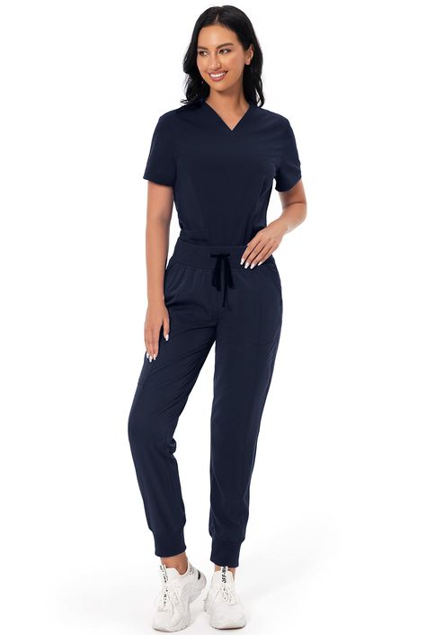 Dental Scrubs Uniform Fashion, Medical Secretary Outfit, Healthcare Business Casual, Dental Scrubs Uniform, Massage Therapist Uniform, Nurse Scrubs Outfits, Scrubs Uniform Fashion, Scrubs Uniform Cute, Nurse Outfit Scrubs