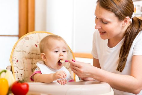 Mother Feeding Baby, Best High Chairs, Infant Feeding Guide, Mother Feeding, 9 Month Old Baby, Baby & Toddler Food, Baby Finger Foods, Baby High Chair, Baby Eating