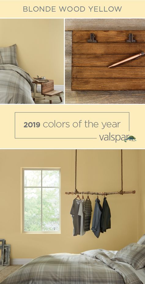 “This raw wood shade is a light backdrop for a simple, yet full life.” Sue Kim, Valspar Color Strategist.  One of 12 Valspar 2019 Colors of the Year: Homey Cream 3007-6B at Lowe’s. Homey Cream Valspar, Valspar Bedroom, Minimal Closet, Interior Paint Colors For Living Room, Interior Paint Colors Schemes, Wood Closet, Wood Hanger, Light Backdrop, Kitchen Wall Colors