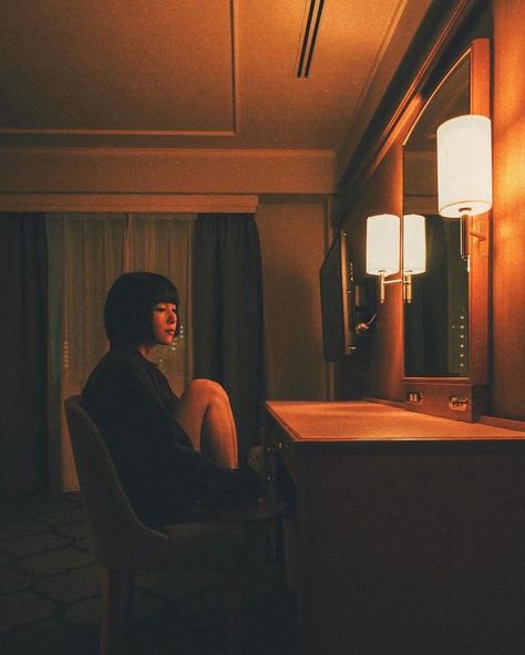 Sensual Lifestyle Photography, Hotel Portrait Photography, Cinematic Film Photography, Motel Photoshoot Aesthetic, Nightstand Photography, Cinematic Self Portraits, Hotel Film Photography, Room Portrait Photography, Bedroom Photoshoot Ideas Night