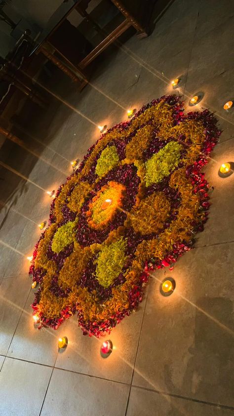 #diwali #flowerrangoli #rangoli #flowers #diwalirangolidesigns #diwalivibes #snap Diwali Rangoli Snap, Diwali Rangoli Flowers, Rangoli Snap, Diwali Rangoli With Flowers, Diwali Snap, Diwali Flower Rangoli, Simple Flower Rangoli, Mehendi Decor Ideas, Diwali Photography