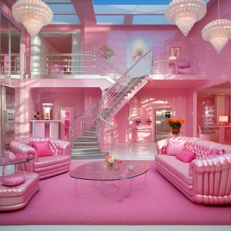 Beautiful Dorm Room, 80s Interior Design, Pink Living Room Decor, Dream House Aesthetic, 80s Interior, Dream Bedroom Inspiration, Barbie Room, Cosy Room, Pink Living Room