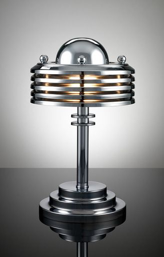 Ellegant! erry Tynan machine age art deco lamp. Learn about your collectibles, antiques, valuables, and vintage items from licensed appraisers, auctioneers, and experts. http://www.bluevaultsecure.com/roadshow-events.php                                                                                                                                                      More Arte Art Deco, Wallpaper Art Deco, Lampe Art Deco, Art Deco Lamp, Deco Lamp, Art Deco Inspiration, Deco Luminaire, Streamline Moderne, Art Deco Decor