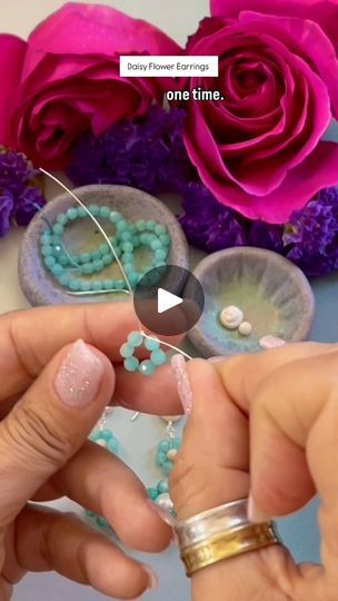 8K views · 619 reactions | Trendy DIY Jewelry Making Tips - Beading Tutorial - Handmade Jewelry Trends - Learn how to create your own beaded daisy flower earring.

Follow, like, and leave a comment. It helps me to continue make DIY jewelry making tutorials for our crafting community for free. 

Visit my Y.T.- Denise Yezbak Moore for more DIY Jewelry making videos, tutorials, tips, and handmade tricks to help you get started with your handmade jewelry business. Learn to make unique jewelry and start your own jewelry making business. From boho to bling, I’ve got you covered! Follow on me on Instagram for daily beading inspiration.

Each piece of my handmade jewelry is crafted with the highest attention to detail and is one-of-a-kind. I specialize in artisan bracelets, earrings, and necklaces Diy Boho Jewelry Tutorials, Beaded Jewelry Tutorials Step By Step, Handmade Jewelry Trends, Trendy Diy Jewelry, Jewelry Making Videos, Handmade Jewelry Business, Beaded Daisy, Boho Jewelry Diy, Diy Jewelry Making Tutorials