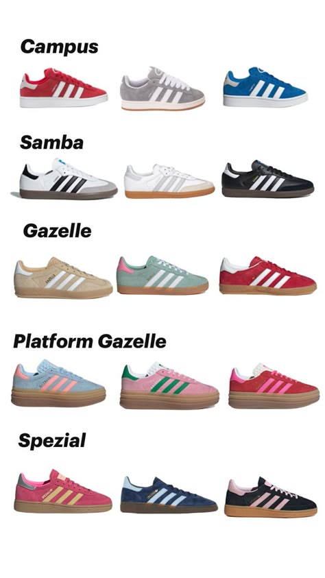 Gazelle, samba, campus 00’s, platform gazelle, spezial Platform Gazelle, Adidas Shoes Gazelle, Adidas Gazelle Outfit, Campus 00, Adidas Outfits, Trendy Shoes Sneakers, Pretty Shoes Sneakers, Shoes For Girls, Cute Sneakers