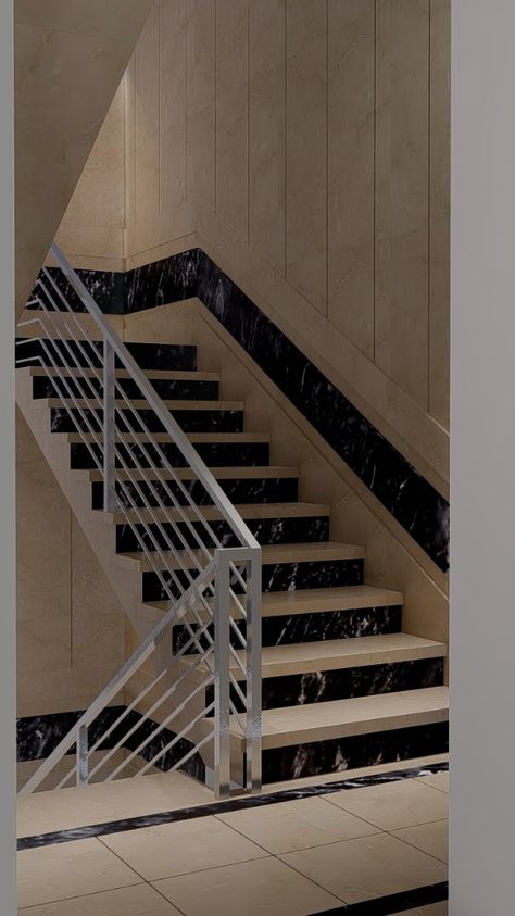 Stairs Wall Design Modern, Staircase Tiles Design, Parking Tiles Design, Stairs Wall Design, Stairs Tiles Design, Architectural Aesthetic, Round Stairs, درج السلم, Staircase Design Modern