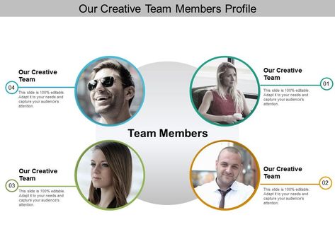 Our Creative Team Members Profile | Presentation PowerPoint Templates | PPT Slide Templates | Presentation Slides Design Idea Team Slide Design, Team Presentation Design, Introduction Design Ideas, Team Members Design Layout, Team Members Design, Team Profile, Team Presentation, Free Powerpoint Presentations, Presentation Slides Design