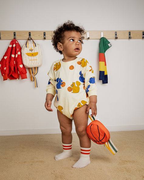 Discover new baby outfits from Mini Rodini. Our SS24 collection is made up of 100% organic and recycled materials. Sporty outfits for all babies! Mini Rodini Baby, Squirrel Print, Baby Squirrel, Baby Kit, Baby Bundles, Everything Is Possible, Mini Rodini, Orange Bag, Bum Bag